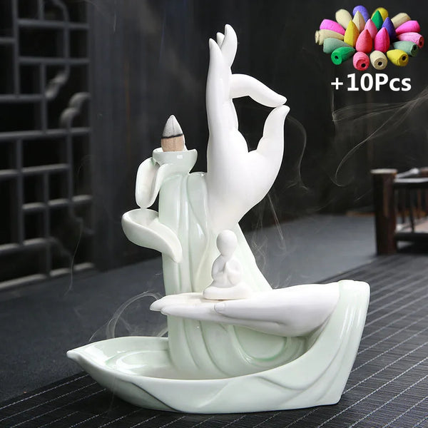 Buddha Hand Incense Burner Delight