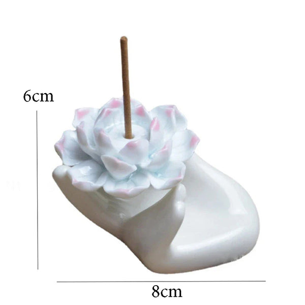 Serene Lotus Incense Burner