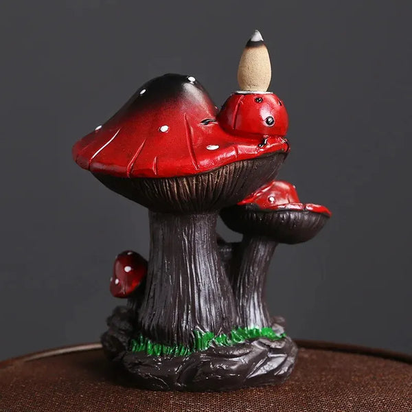 Whimsical Mushroom Incense Burner