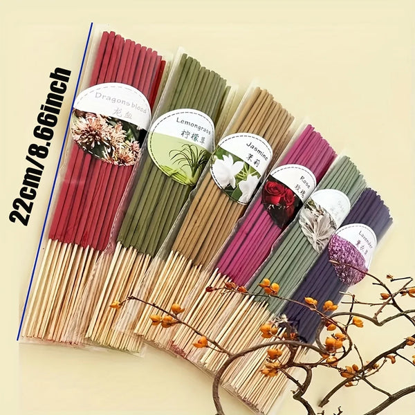 Aromatherapy Bliss Incense Set featuring various calming fragrances, perfect for relaxation and mindfulness.
