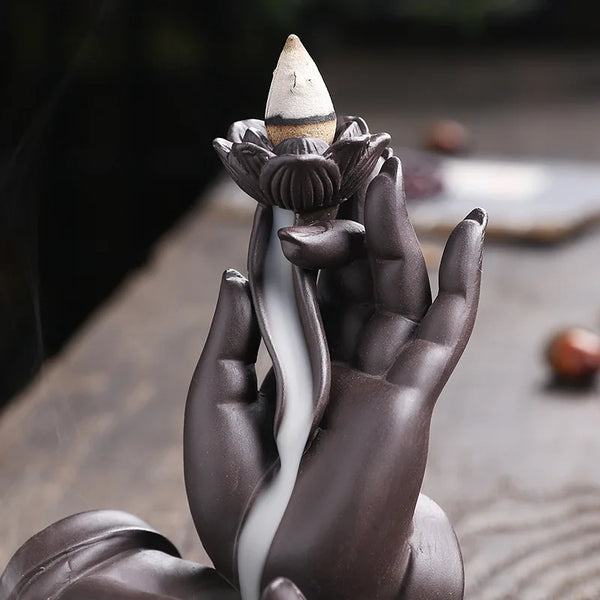 Elegant Incense Waterfall Decor