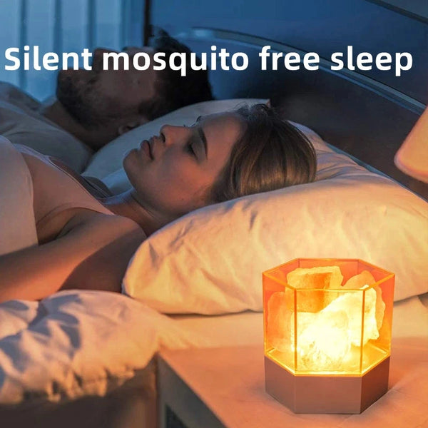 Glowing Crystal Salt Lamp