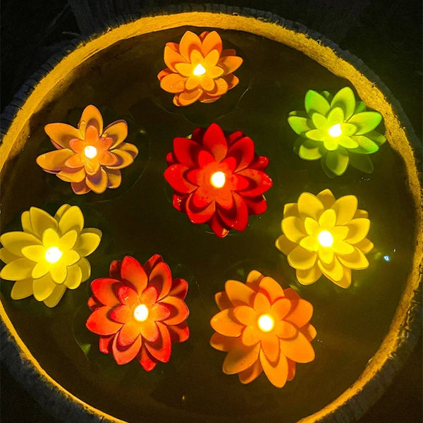 Glow Lotus Night Lights soft LED flower night light